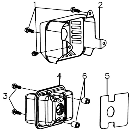 Cache-silencieux AGR8205130 ORIGINAL MGF | NewgardenParts.com