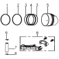 Segment de piston II AGR8205510 ORIGINAL MGF