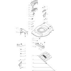 Rear deflector AGR8201630 ORIGINAL MGF | NewgardenParts.com