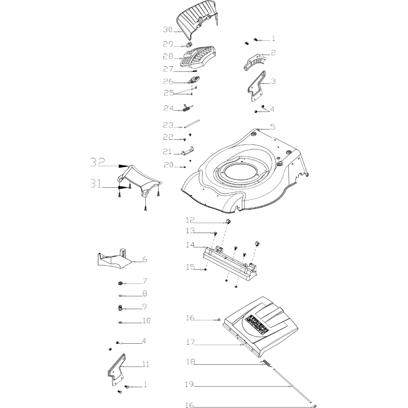 Deflettore posteriore AGR8201630 ORIGINALE MGF