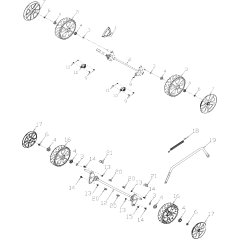 Original MGF AGR8201280 front axle