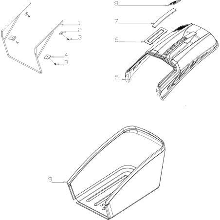Aletta del cesto pieno AGR8201590 ORIGINALE MGF | NewgardenParts.com