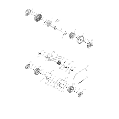 10" wheel AGR8201430 ORIGINAL MGF | NewgardenParts.com