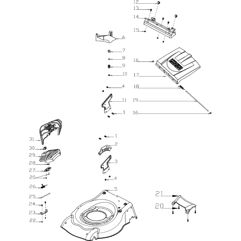 Bouchon de paillis original MGF AGR8201821