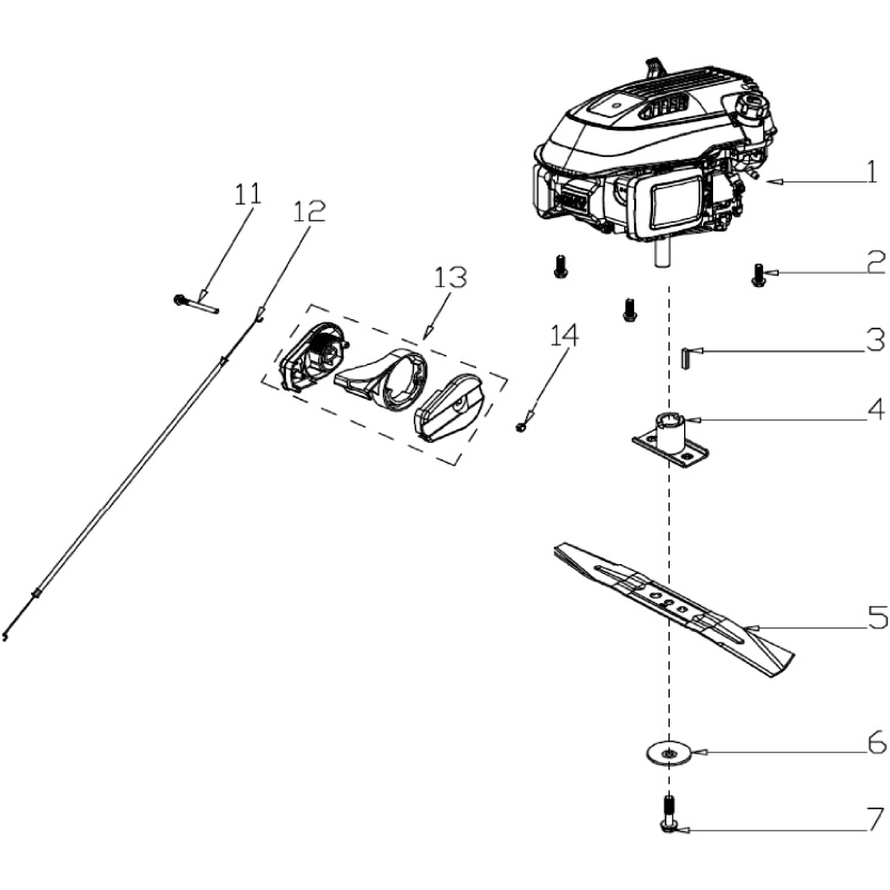 Clé 4,775x5x20 AGR8203470 ORIGINAL MGF