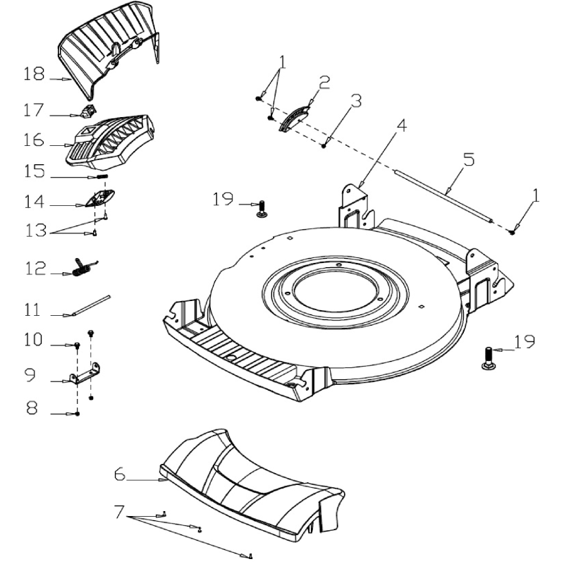 Support de hauteur AGR8203500 ORIGINAL MGF