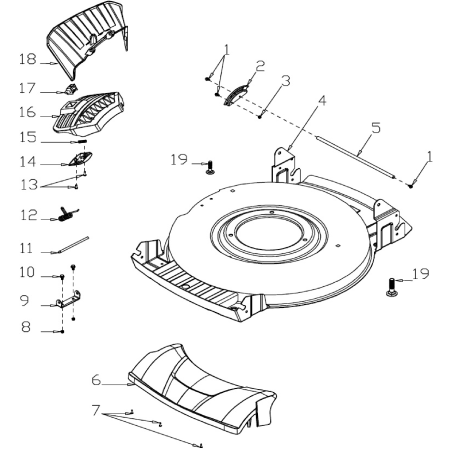 Support de hauteur AGR8203500 ORIGINAL MGF | NewgardenParts.com