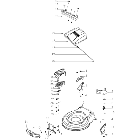 Side exhaust cover AGR8203800 ORIGINAL MGF | NewgardenParts.com