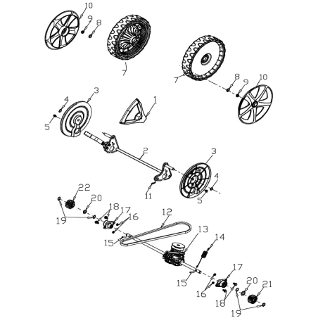 Rear axle AGR8203940 ORIGINAL MGF | NewgardenParts.com