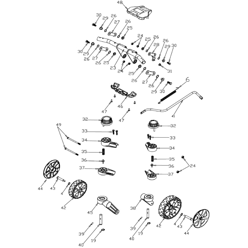 Forcella destra AGR8203970 ORIGINALE MGF
