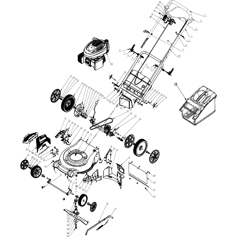RIGHT JACK. R46SP AGR8000650 ORIGINAL MGF