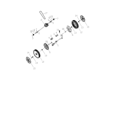 Hinterrad AGR8006350 ORIGINAL MGF