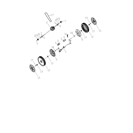 Rear wheel AGR8006350 ORIGINAL MGF | NewgardenParts.com