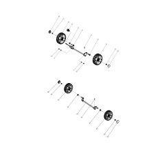 Hinterrad 7" AGR8005720 ORIGINAL MGF