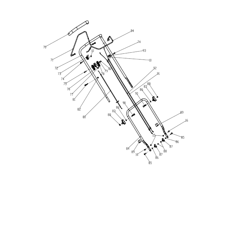 Lower handlebar AGR8007420 ORIGINAL MGF