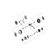 Hinterrad AGR8007400 ORIGINAL MGF