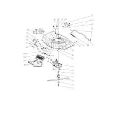 Blade bolt 3/8-24UNFx35 AGR8007570 ORIGINAL MGF | NewgardenParts.com