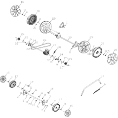 Height adjustment rod AGR8206300 ORIGINAL MGF