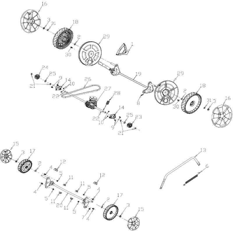 Height adjustment rod AGR8206300 ORIGINAL MGF