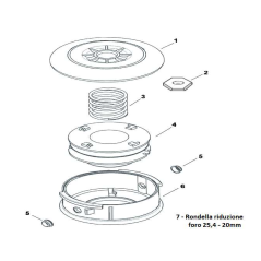 Insert universel – trou de 10 mm FG499412-0000 ORIGINAL MGF