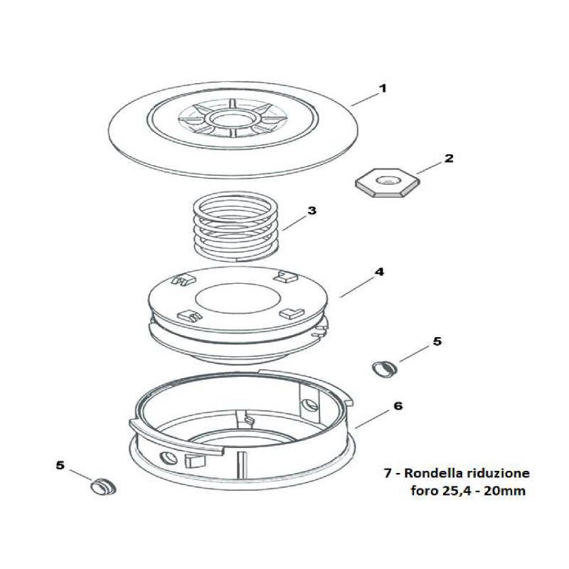 Inserto universale – foro 10mm FG499412-0000 ORIGINALE MGF