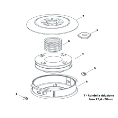 Couvercle supérieur pour insert FG499412-0301 ORIGINAL MGF