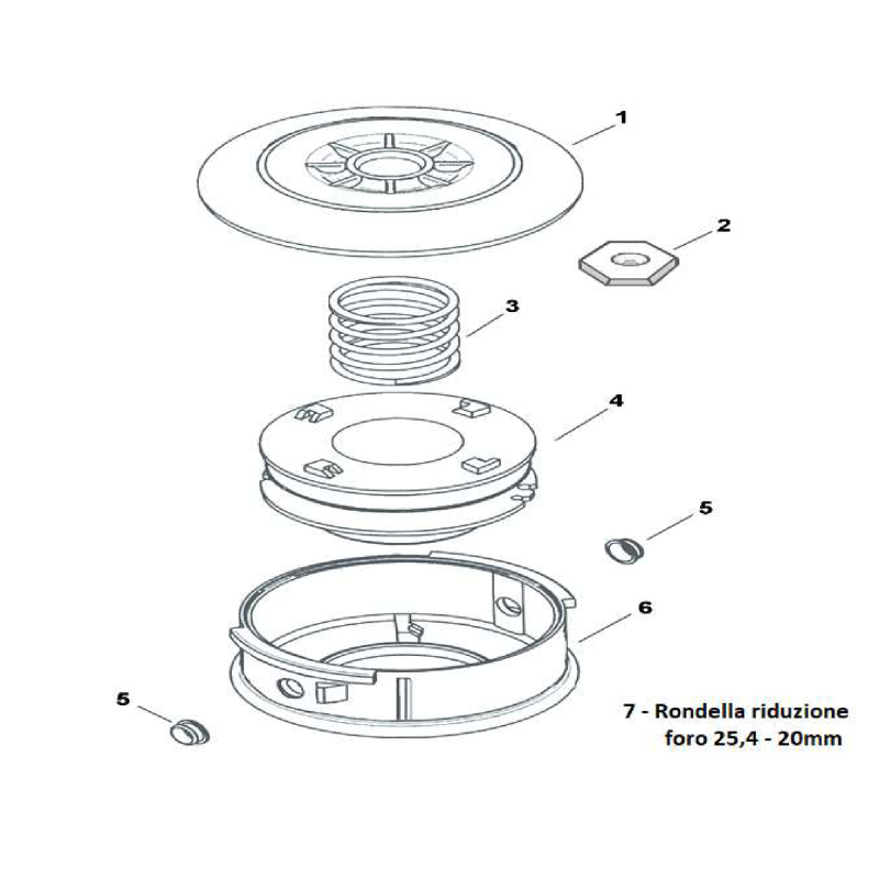 Coperchio superiore per inserto FG499412-0301 ORIGINALE MGF