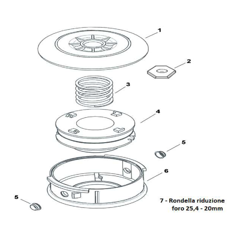 Internal spool FG499411-0808 ORIGINAL MGF
