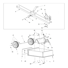 SOPORTE DE GANCHO TRINO. LDT1002FLM/LC1500FLM AGR1243VNW ORIGINAL MGF