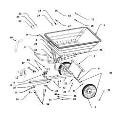 Barra de remolque corta original MGF AGR4648R | NewgardenParts.com