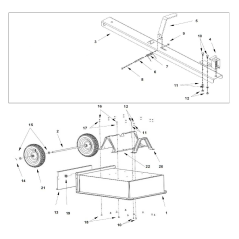 VERSCHLIESSENDES SCHIRMTEIL * (SCHWARZ) LC1500FLM AGR5631B ORIGINAL MGF | NewgardenParts.com