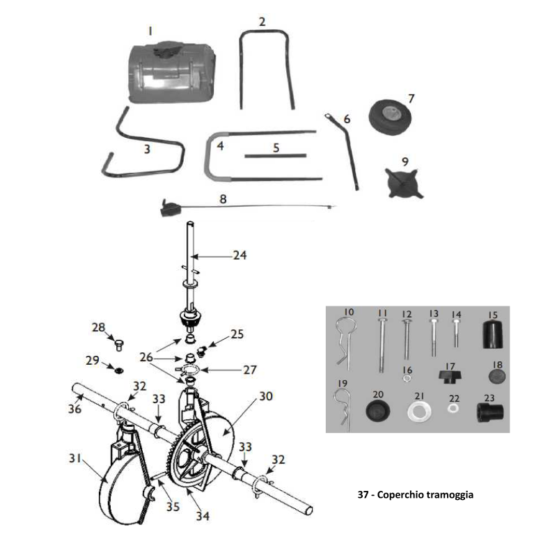 Elastic pin 3/16x1-1/4 AGR2979 ORIGINAL MGF
