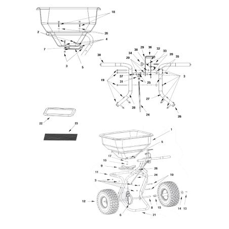 Rubber roller 5/16x5/16 AGR2178 ORIGINAL MGF | NewgardenParts.com