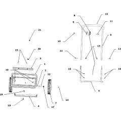 ORIGINAL MGF AGR2449B easel