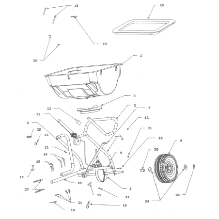 Timón ORIGINAL MGF AGR7185G | NewgardenParts.com
