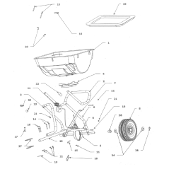 Originale MGF AGR1614 5/8'' Radbuchse