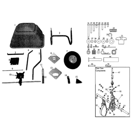 Alberino con ingranaggio AGR2982A ORIGINALE MGF | NewgardenParts.com