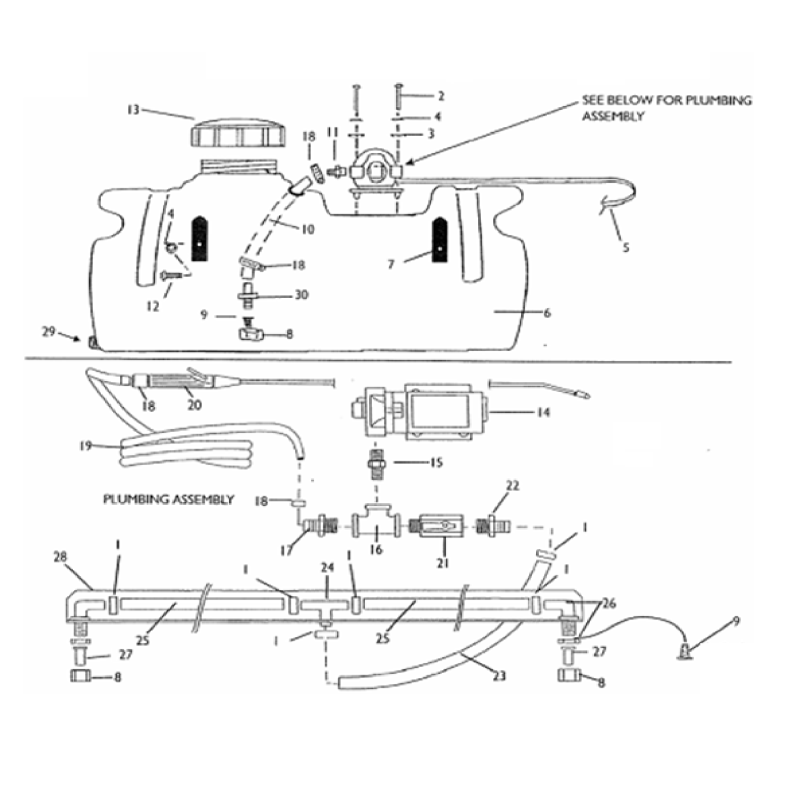 1/4 x 3/8 AGR3731 ORIGINAL MGF-Steckverbinder