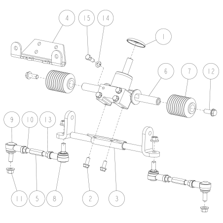 Support de direction ORIGINAL OREC O80-1484-327-20 | NewgardenParts.com