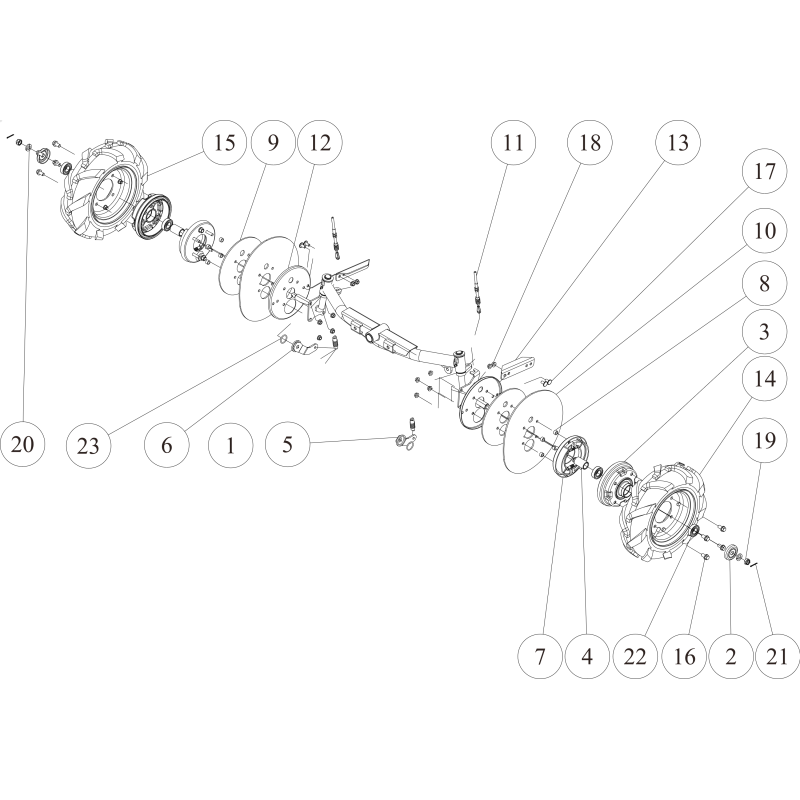 Wheel Boss (White) O0240-30301 ORIGINAL OREC