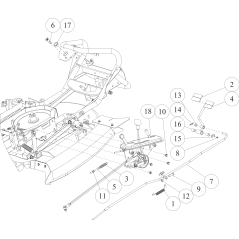 Tige de frein CMP O0215-10200 ORIGINAL OREC