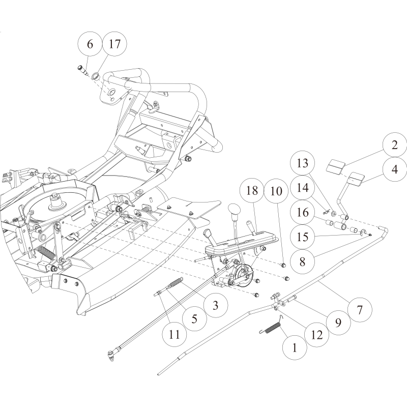 Tige de frein CMP O0215-10200 ORIGINAL OREC