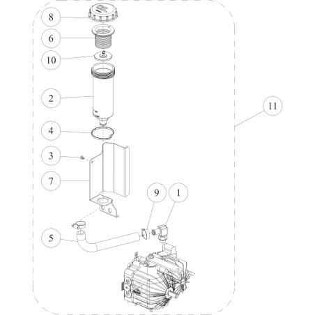 Manguera de aceite ORIGINAL OREC O0228-70100 | NewgardenParts.com