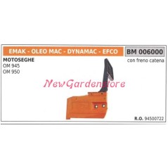 Carter copricatena EMAK motore motosega OM 945 950 006000 | NewgardenParts.com