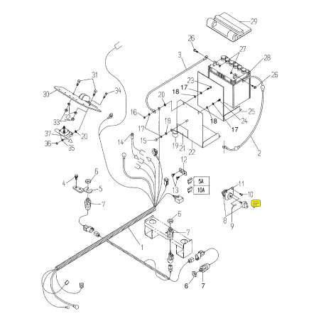 Magnetic switch (MS2-401) O80-1483-978-00 ORIGINAL OREC | NewgardenParts.com