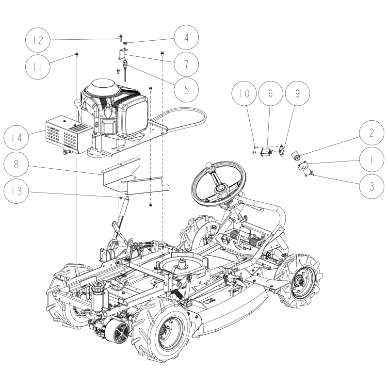 Schlüsselschalter (E1635H) O80-1484-977-00 ORIGINAL OREC