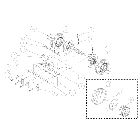 Tire (3.50*7) O80-1260-401-10 ORIGINAL OREC | NewgardenParts.com