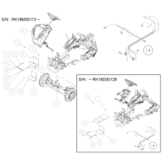 Battery Setting Stay O0348-20700 ORIGINAL OREC | NewgardenParts.com