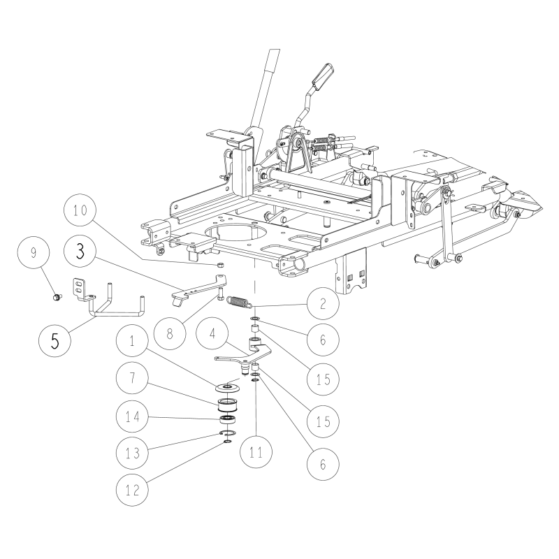 ORIGINAL OREC O0322-41400 Spring Pull Arm