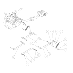 Braccio di collegamento anteriore (L) CMP O0341-50300 ORIGINALE OREC